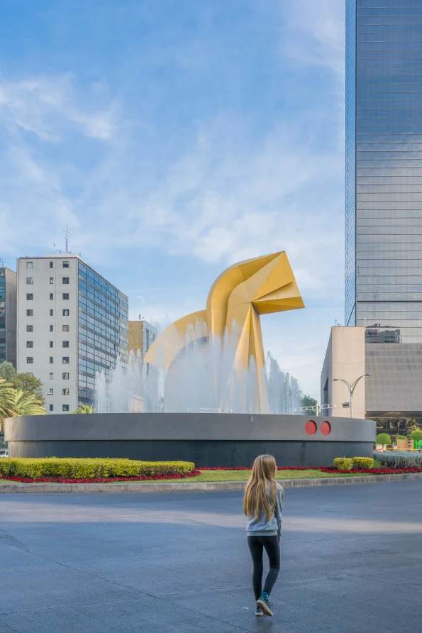 Paseo de la Reforma in Mexico City is closed to cars on Sunday.