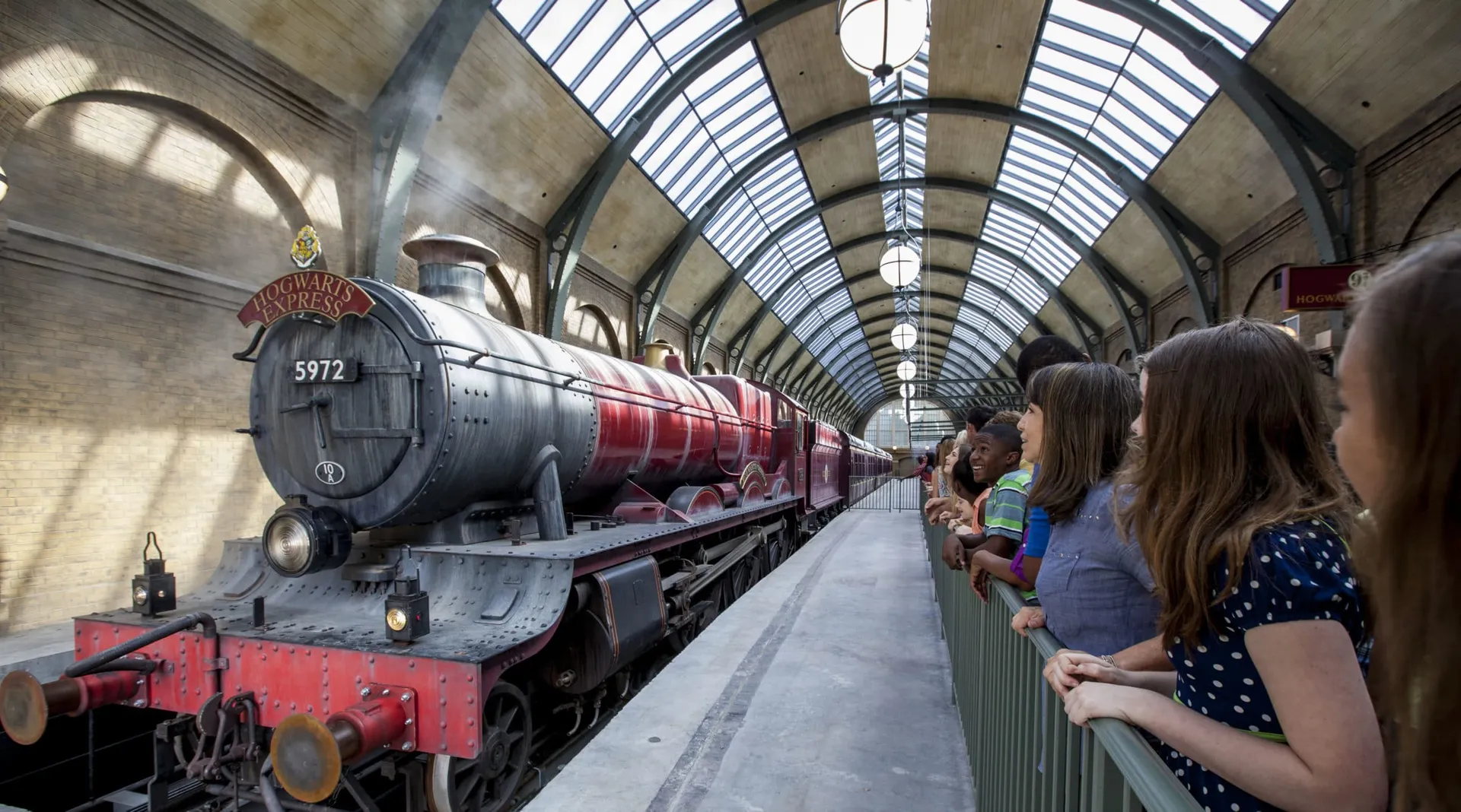 Hogwarts Express train to Diagon Alley at Universal Studios Orlando.