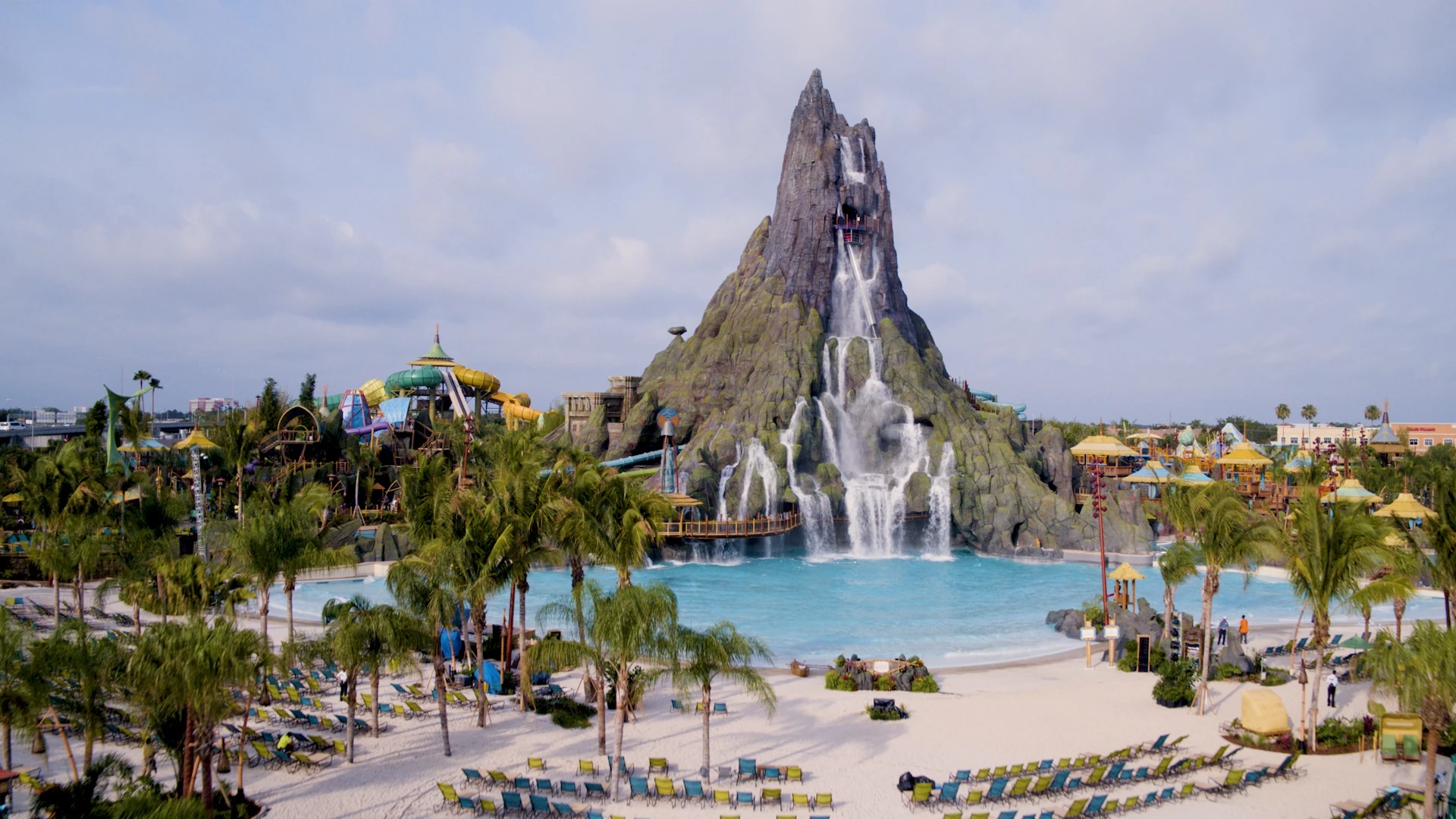 How to buy discount Universal Studios Orlando tickets that include Volcano Bay, pictured here.