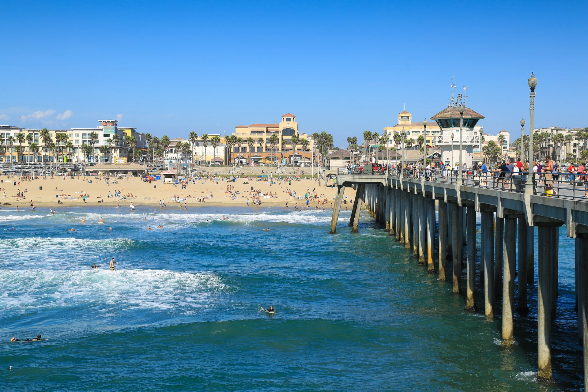 Huntington Beach is a fun family vacation in California