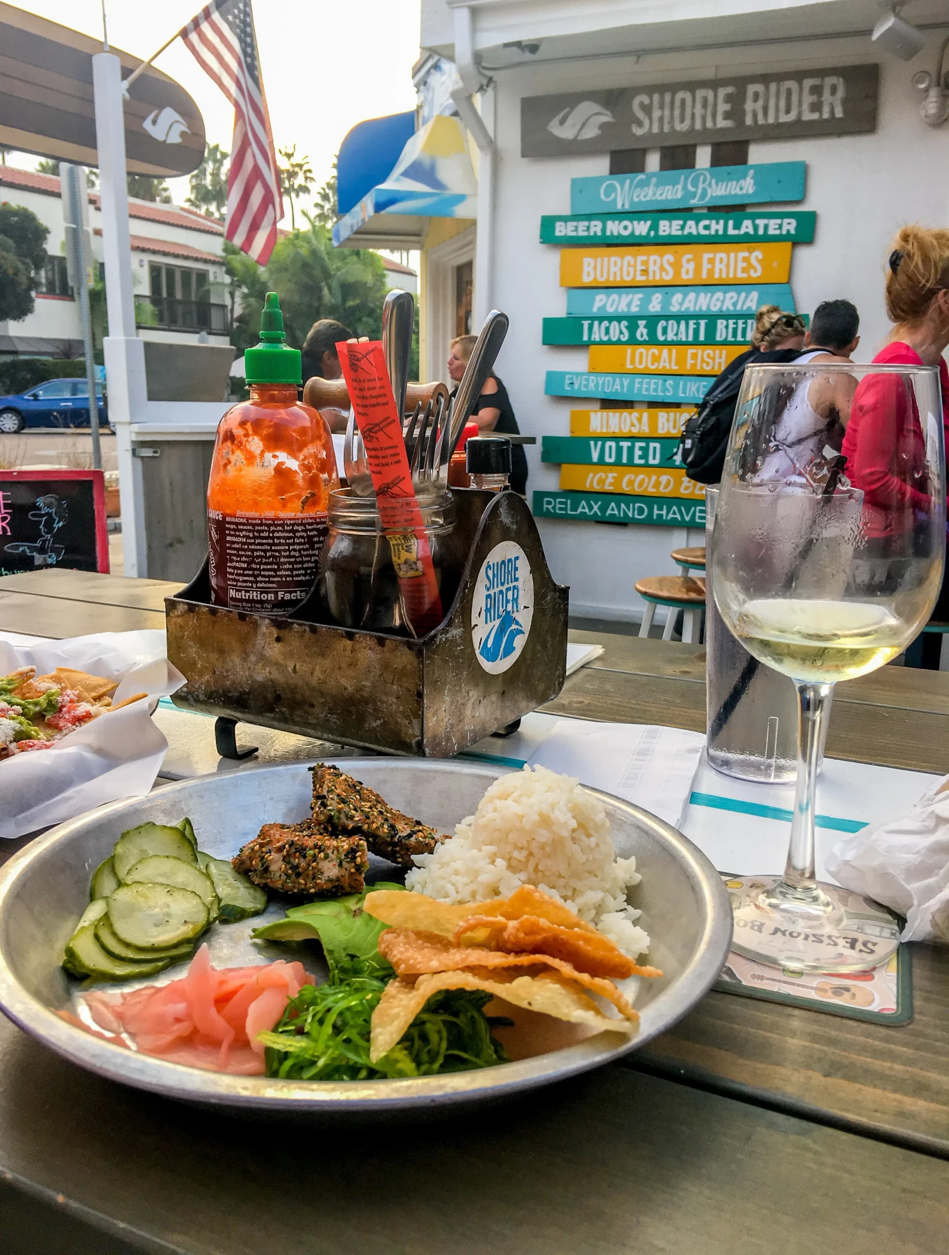 Shore Rider restaurant in La Jolla Shores