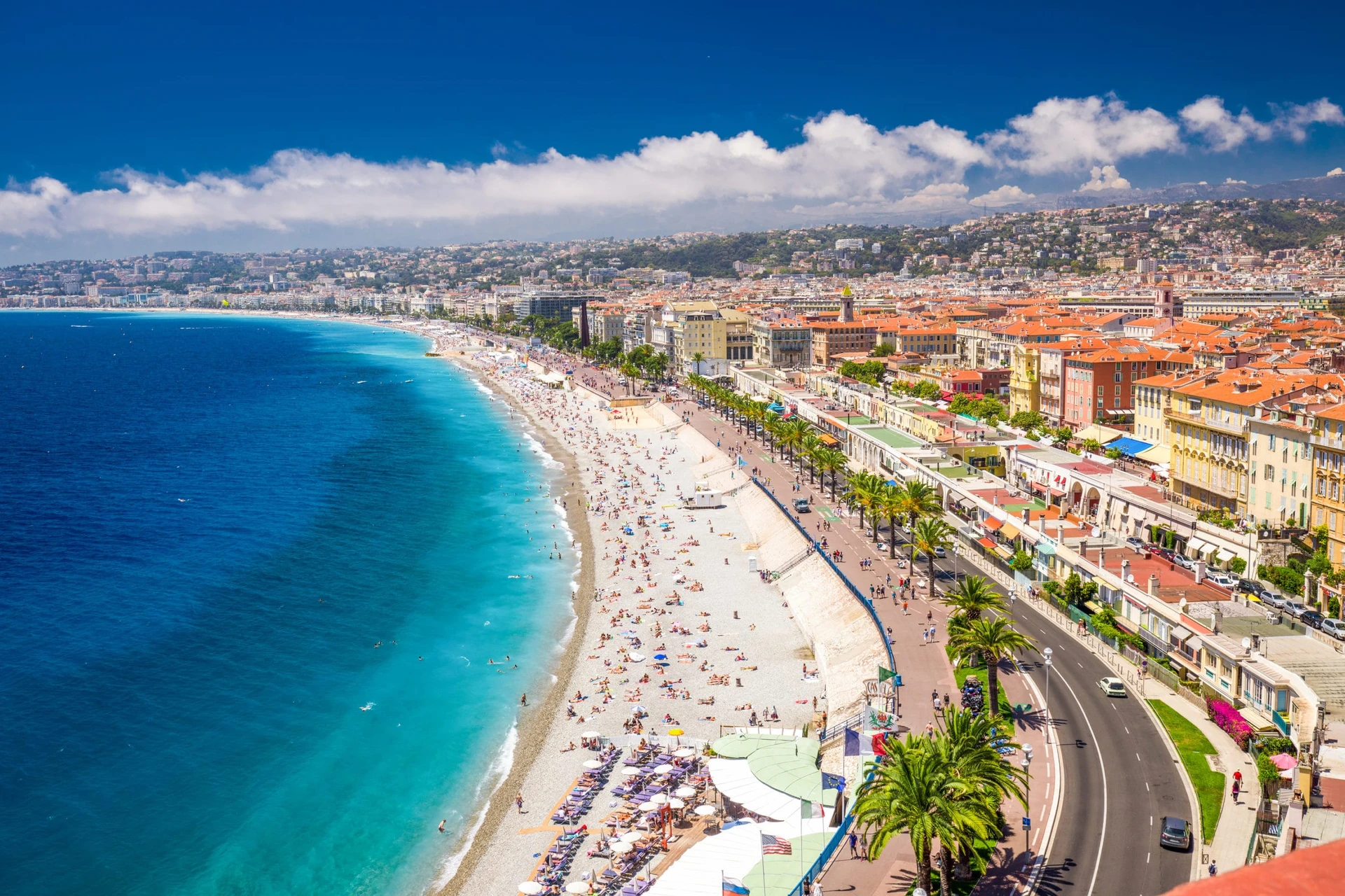 French Riviera: Promenade des Anglais in Nice