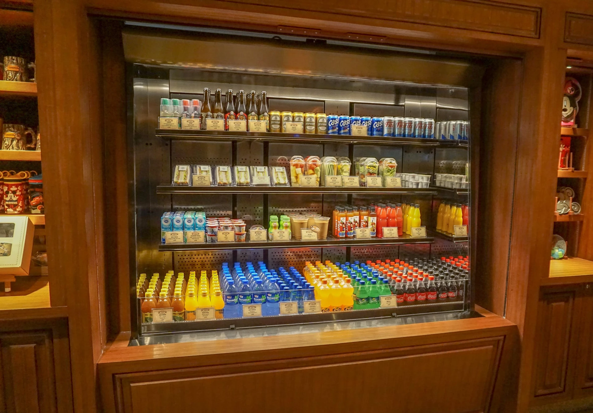 Grab and go items at Disney Explorers Lodge in Hong Kong
