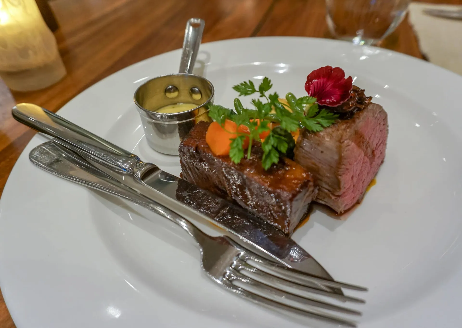 Short ribs at Disney Explorers Lodge