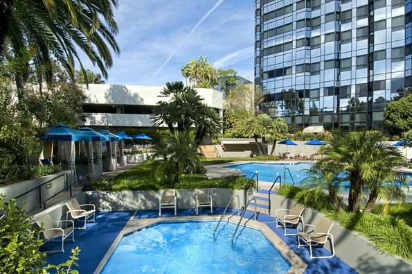 Outdoor pool at Hilton Universal City/Los Angeles