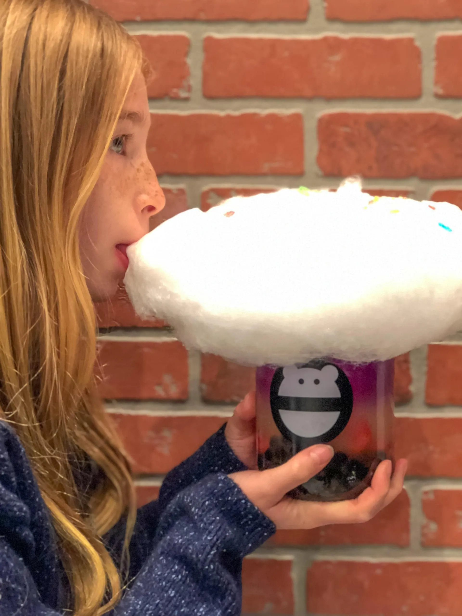 Mini Monster cotton candy boba at Universal CityWalk