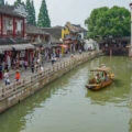 Zhujiajiao water town is a great day trip from Shanghai