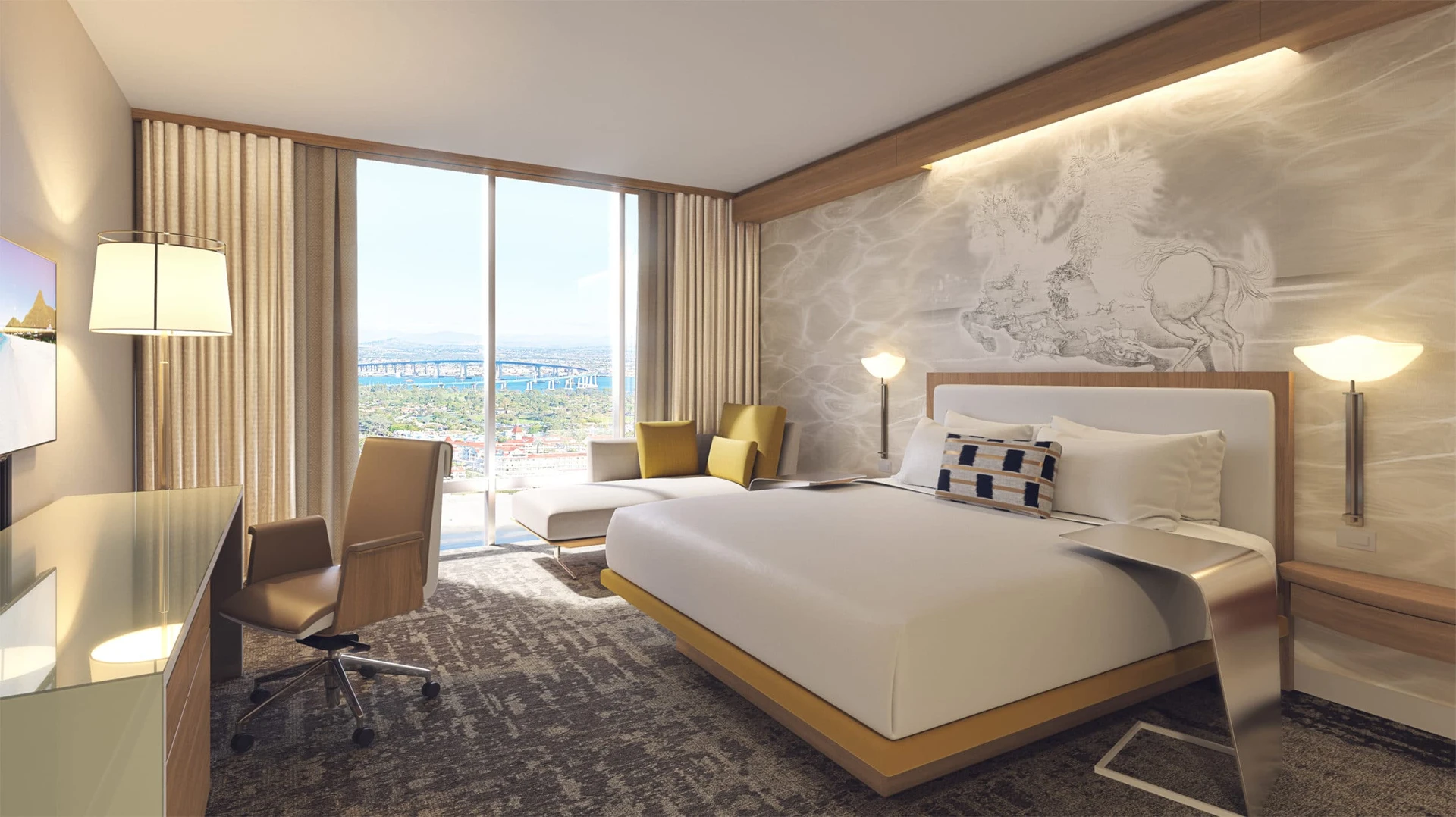 View of Coronado from an InterContinental San Diego room