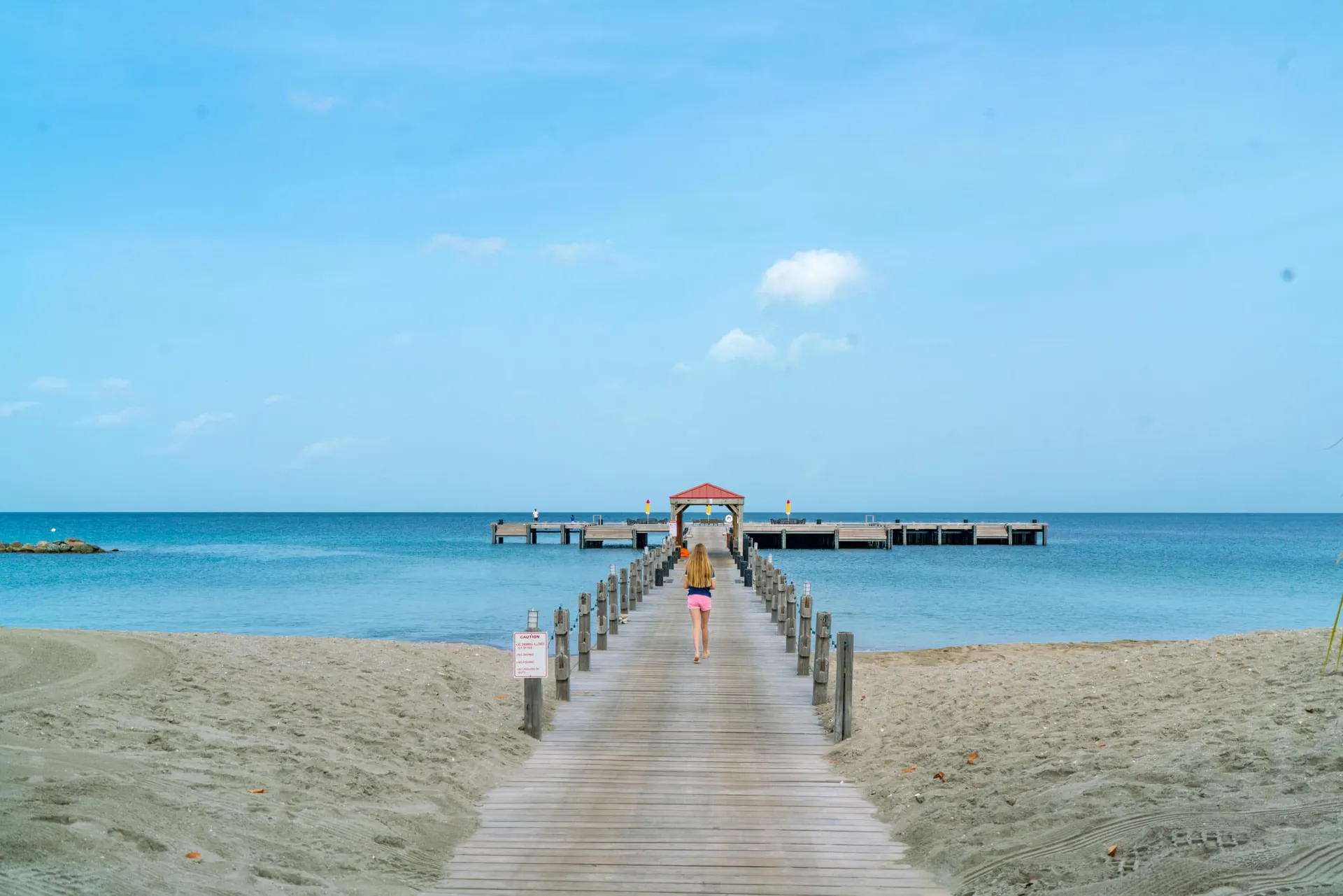The boat dock at Four Seasons Nevis