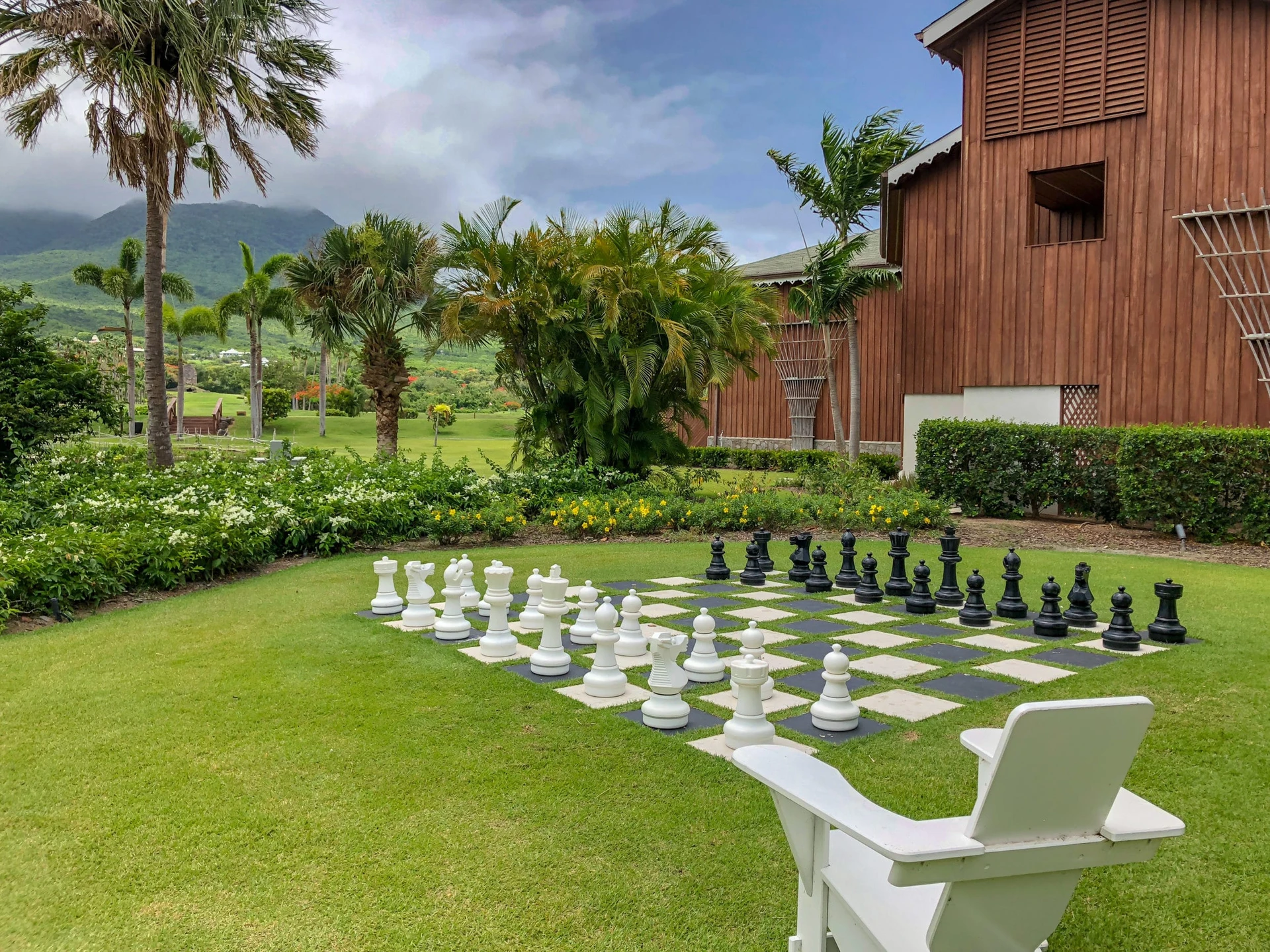 Outdoor games at Four Seasons Nevis