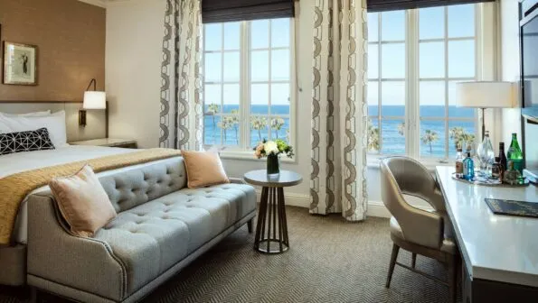 Classic King Ocean Room at La Valencia Hotel and Spa La Jolla