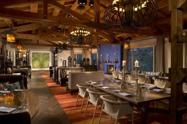 Veladora restaurant at Rancho Valencia resort in San Diego