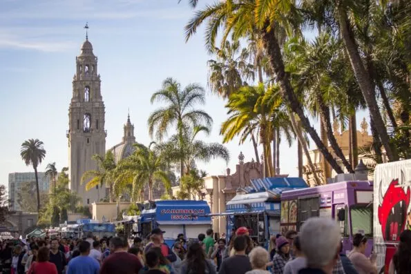 Food truck Fridays at Balboa Park