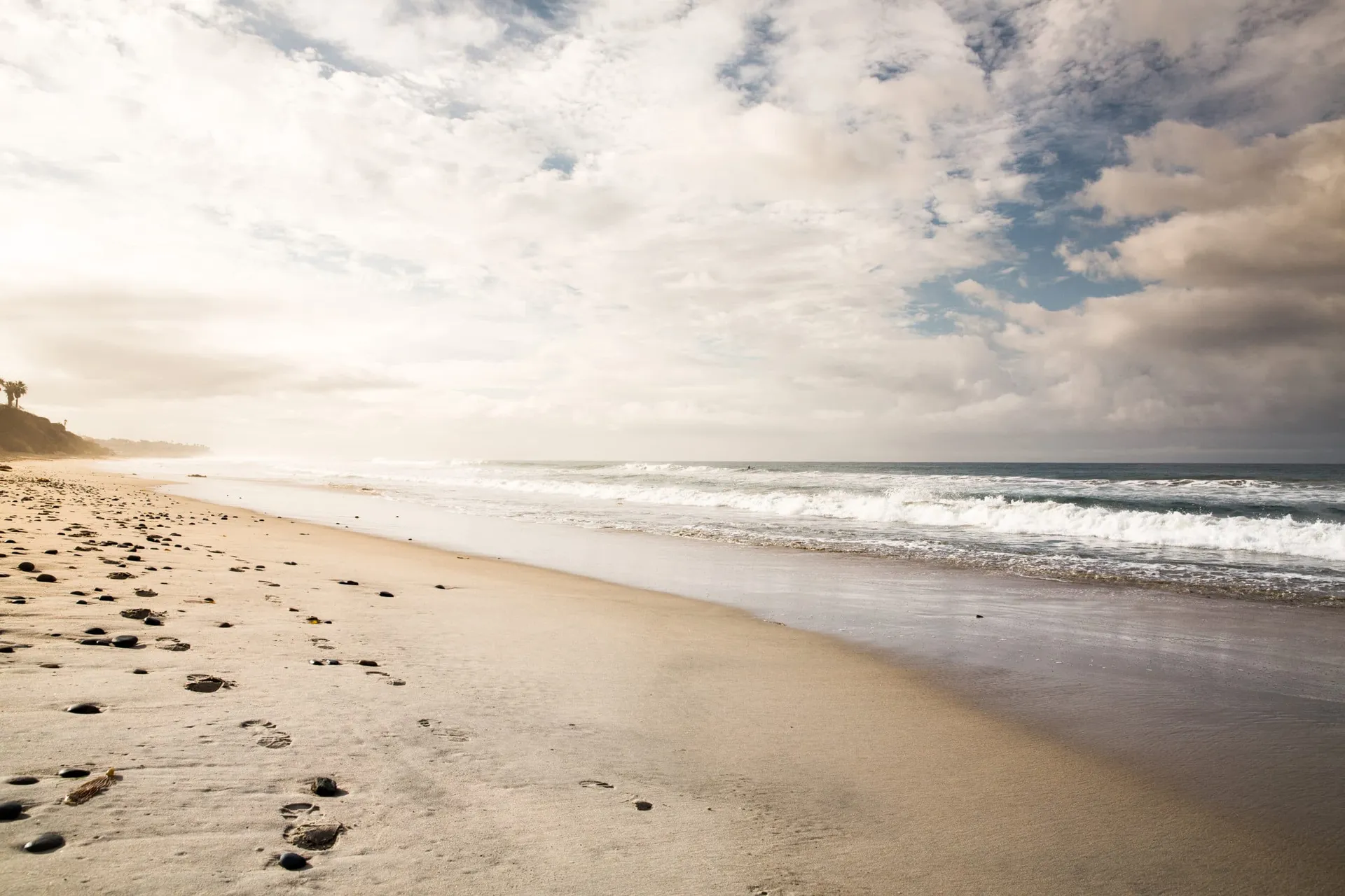 The beach in front of Cape Rey Carlsbad.
