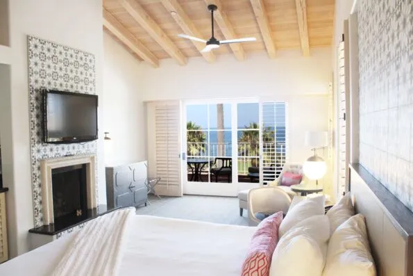 Villa King Ocean room at La Valencia Hotel and Spa La Jolla