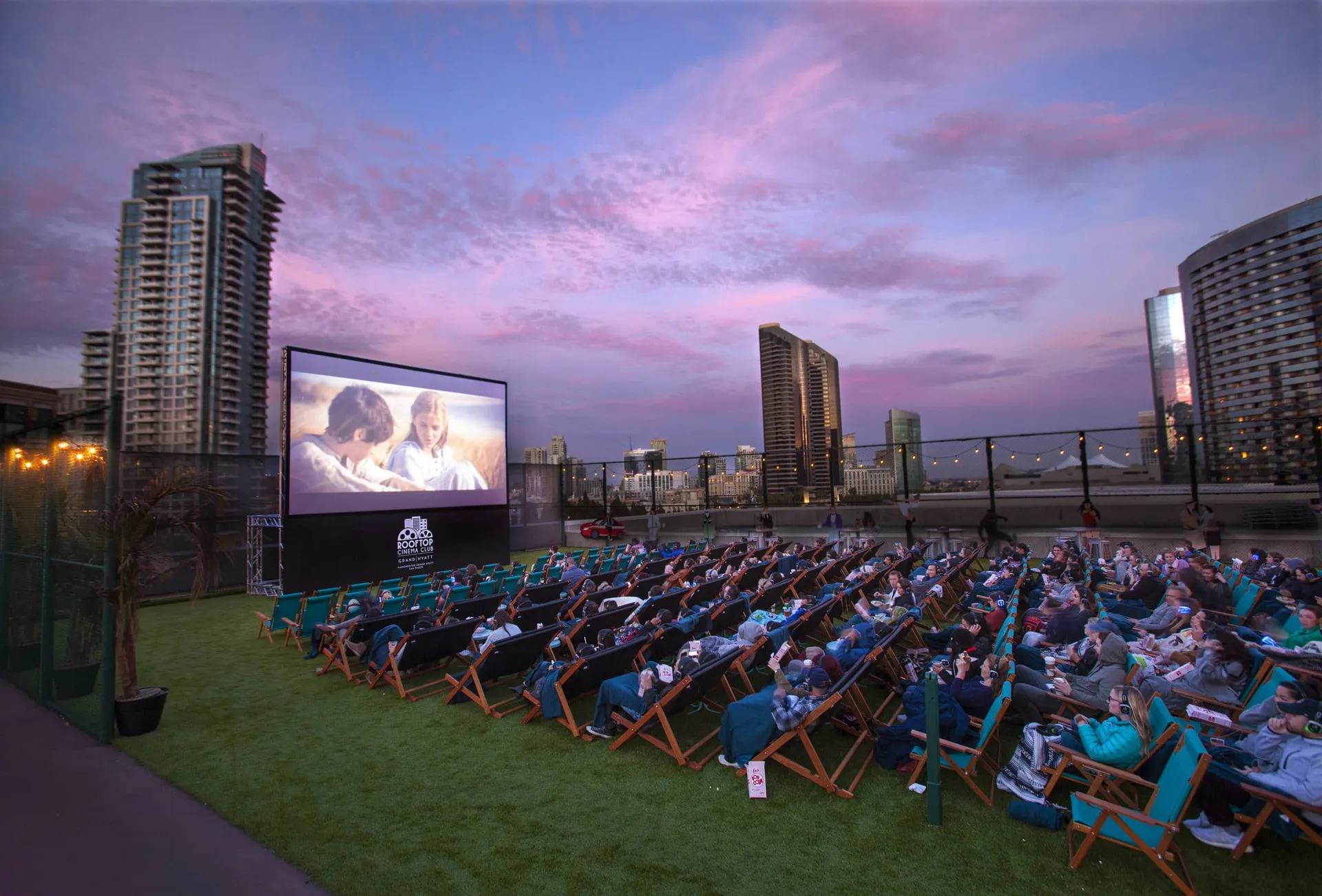 Rooftop Cinema at Manchester Grand Hyatt San Diego