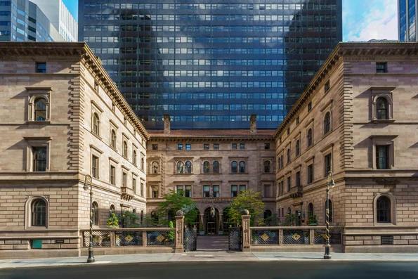 Exterior view of Lotte New York Palace, a Midtown Manhattan luxury hotel