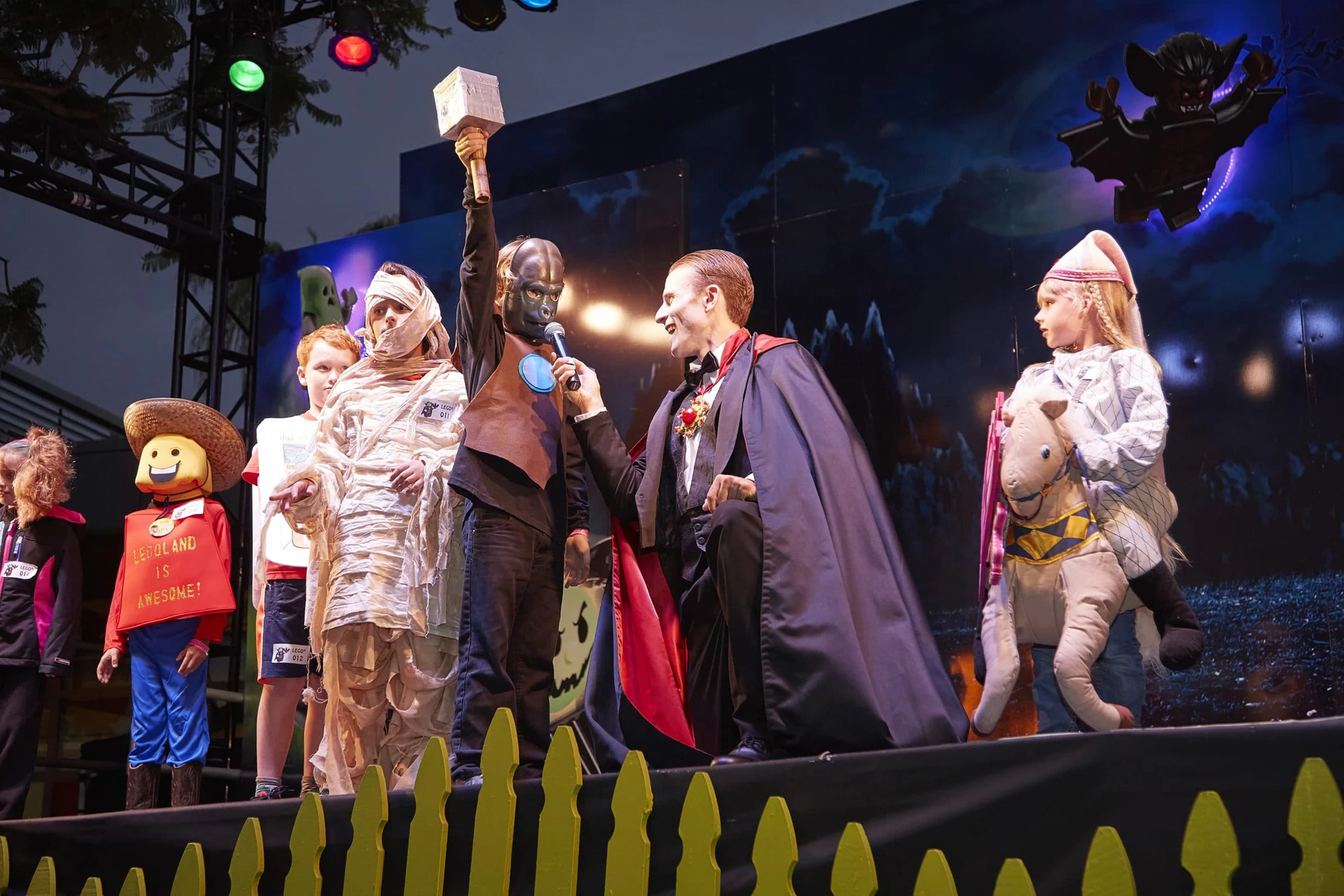 Costume contest at Legoland Brick-or-Treat Party Nights