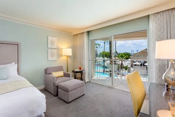 Loews Coronado Bay Resort Pool View Room.