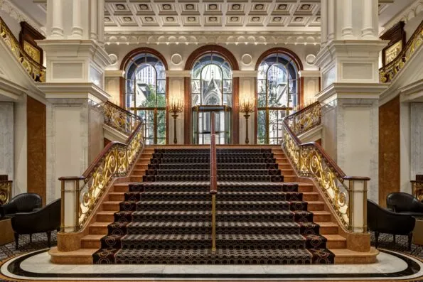 Staircase at Lotte New York Palace