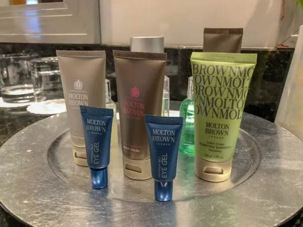 Full-sized Molton Brown amenities