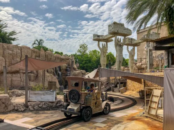 Universal Studios Singapore Treasure Hunters ride