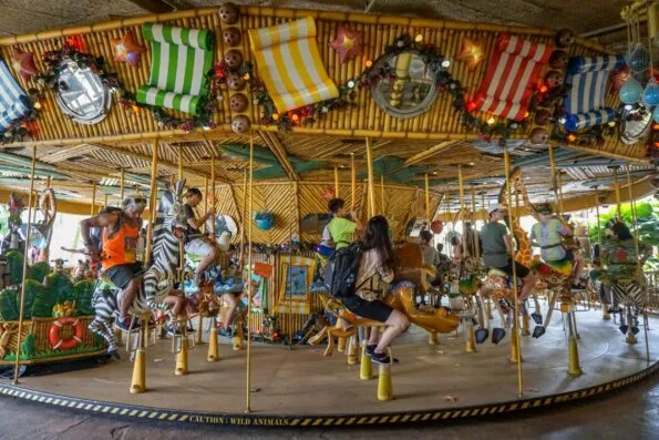 Universal Studios Singapore carousel