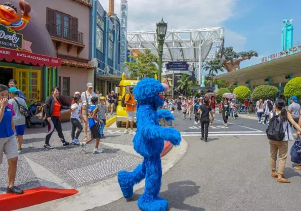 Sesame Street characters at Universal Studios Singapore