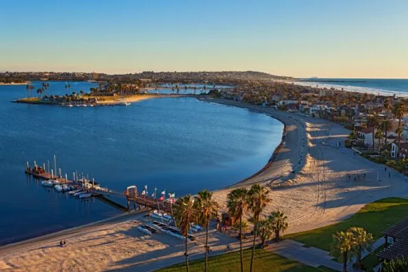 View from Tower at Catamaran Resort Hotel and Spa in San Diego