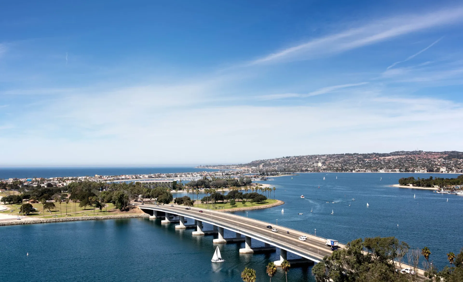 Hyatt Regency Mission Bay view to Mission Beach