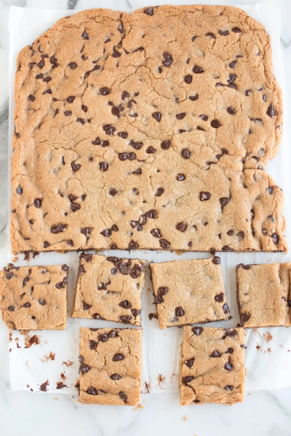 USS Midway Chocolate Chip cookie bars