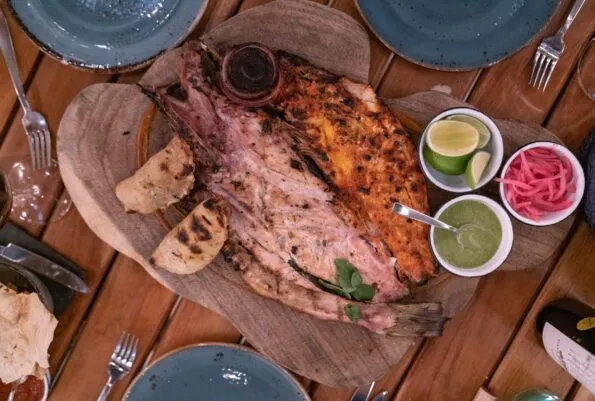 Zarandeado fish at Four Seasons Mexico City