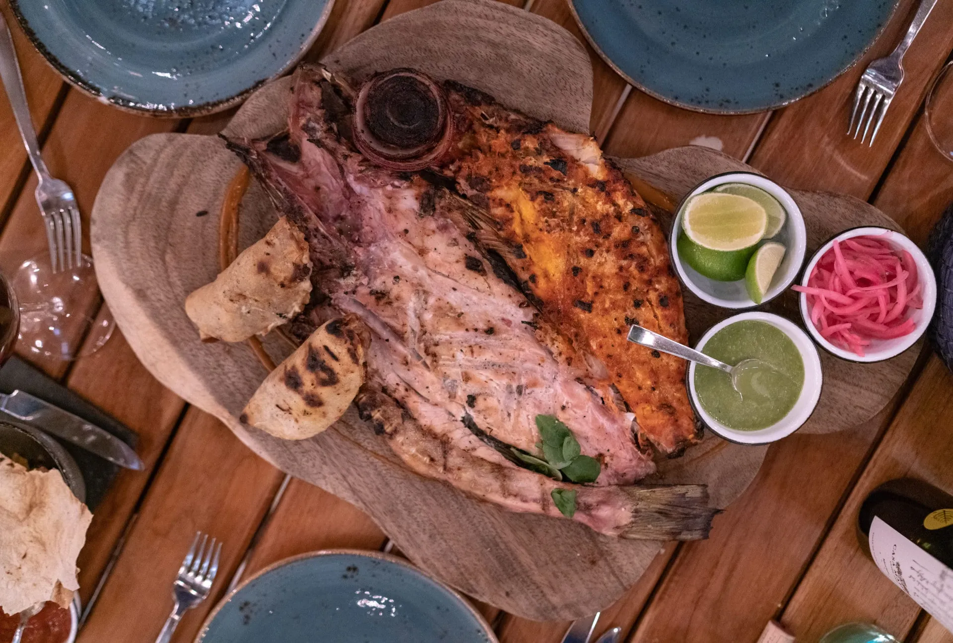 Zarandeado fish at Four Seasons Mexico City