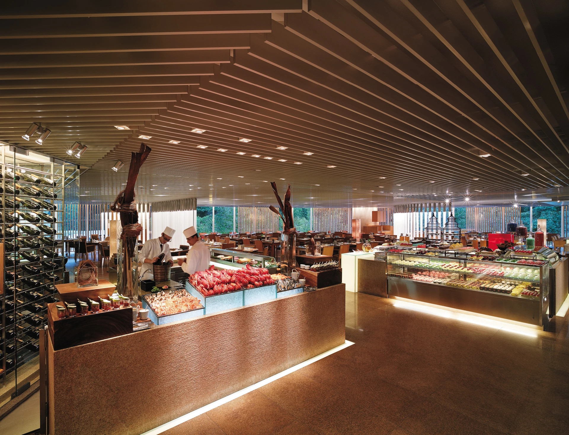 Island Shangri-la Hong Kong buffet at cafe TOO