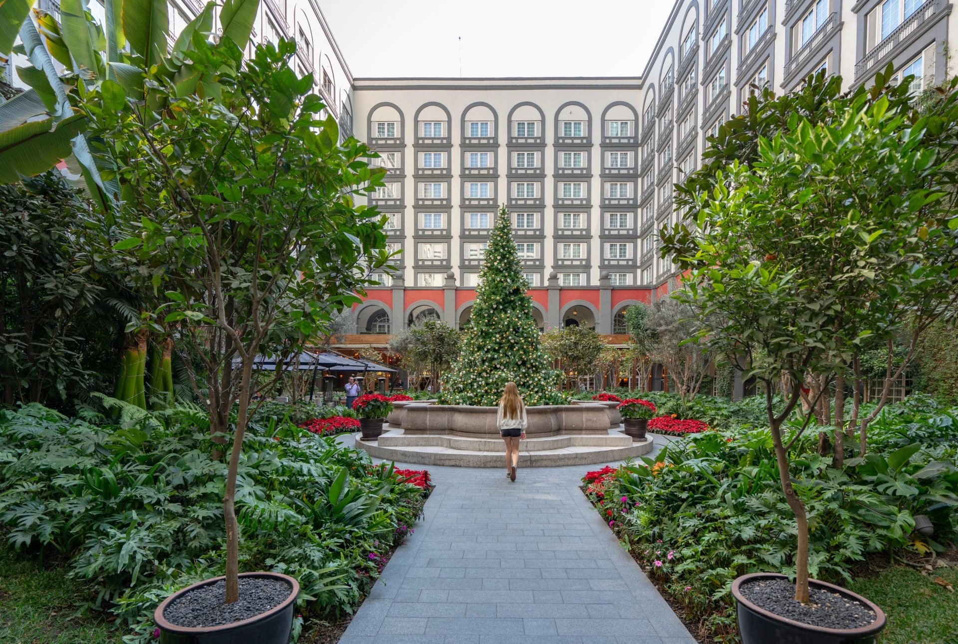 Christmas tree at Four Seasons Mexico City