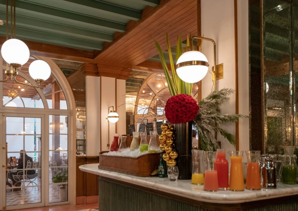 Juice bar at Four Seasons Mexico City