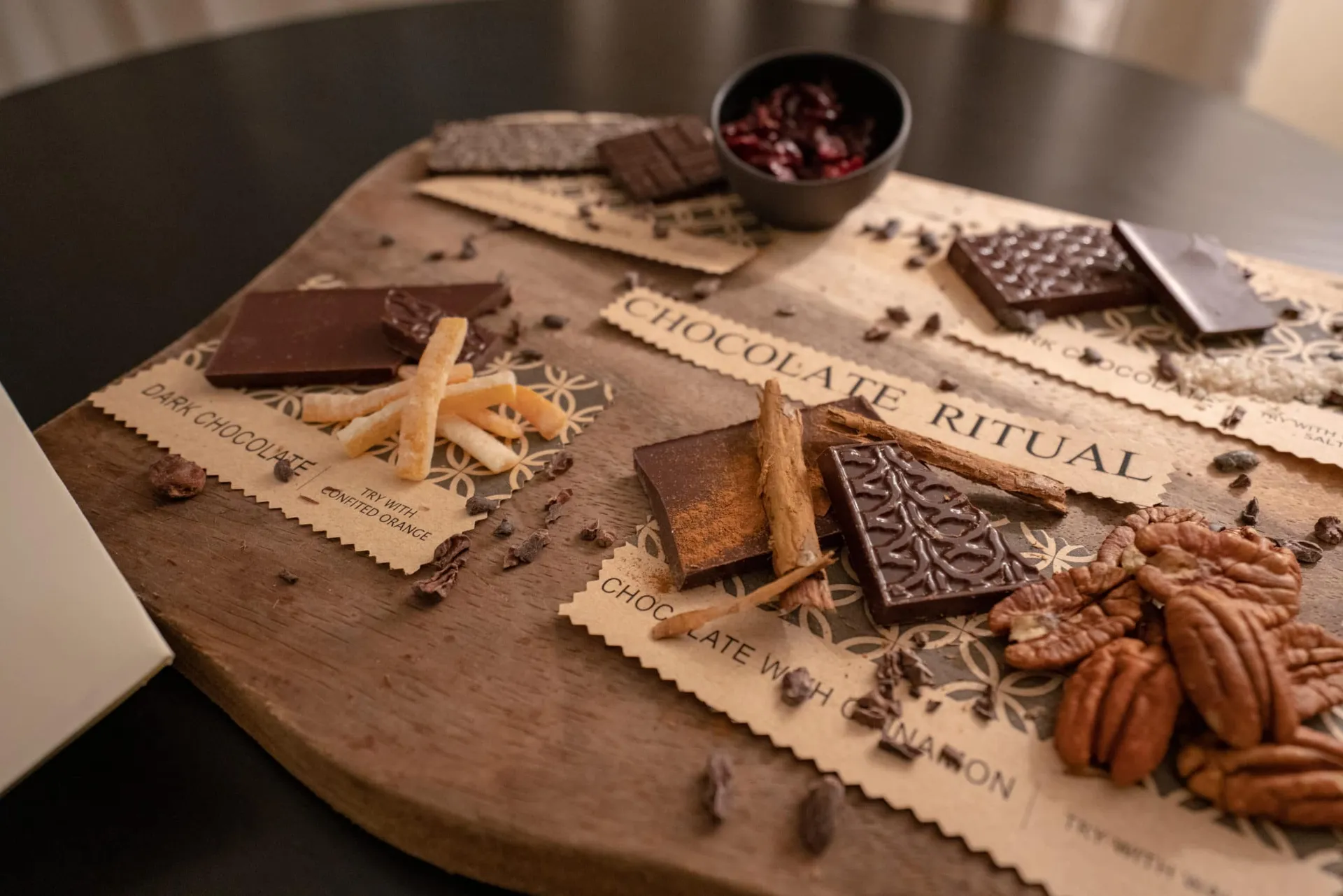 Chocolate amenity at Four Seasons Mexico City