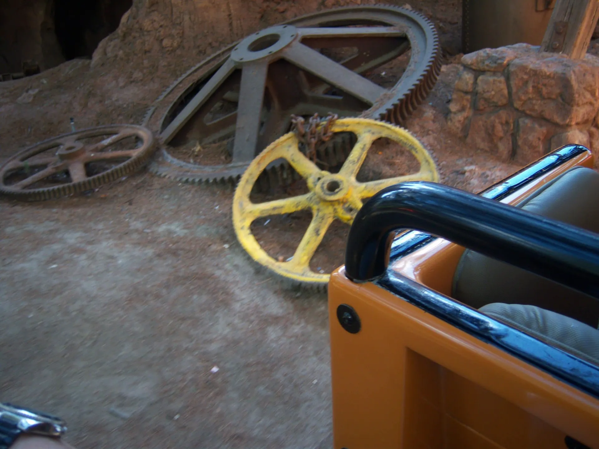 Hidden Mickey at Disneyland's Big Thunder Mountain Railroad