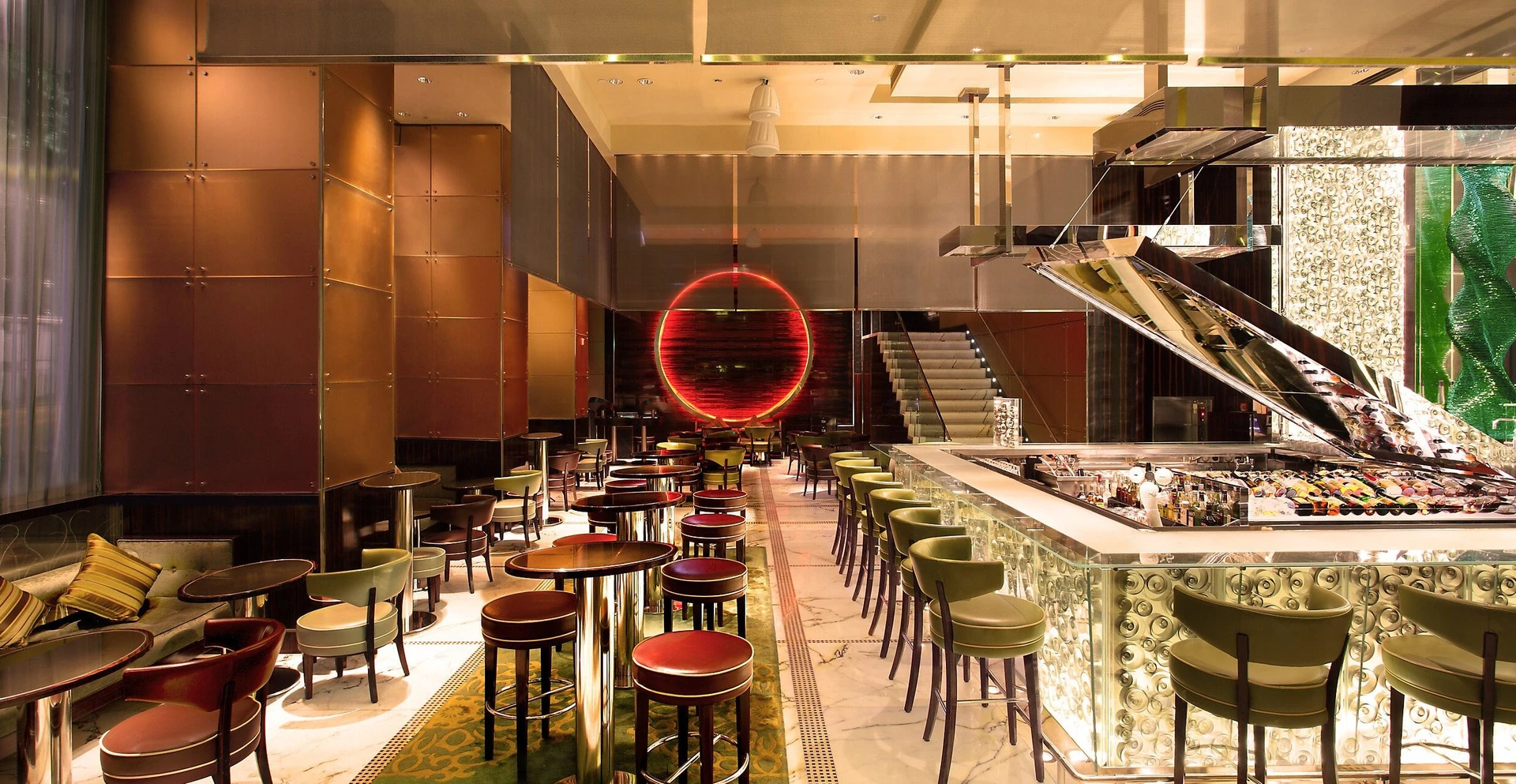 MO Bar interior at The Landmark Mandarin Oriental in Central Hong Kong