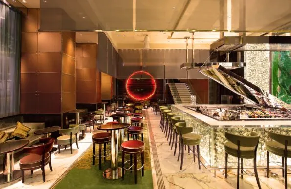 MO Bar interior at The Landmark Mandarin Oriental in Central Hong Kong