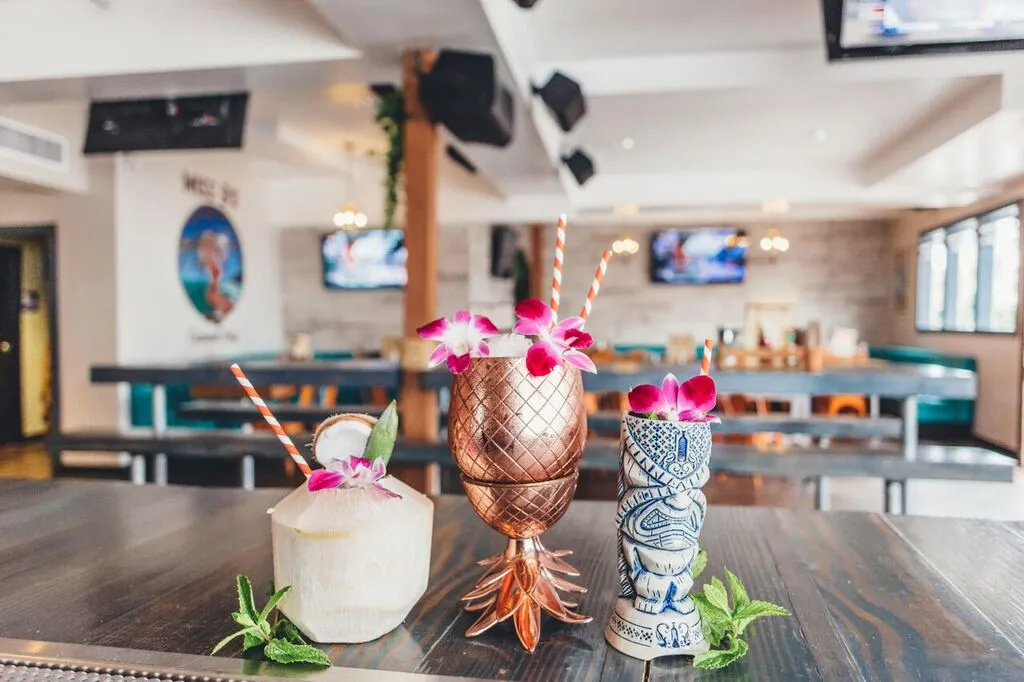Miss B's Coconut Club in Mission Beach serves a long list of rum cocktails.