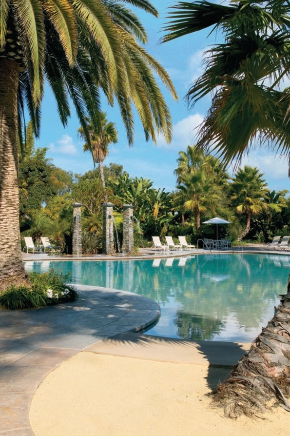 Main pool at Paradise Point resort in San Diego on Mission Bay