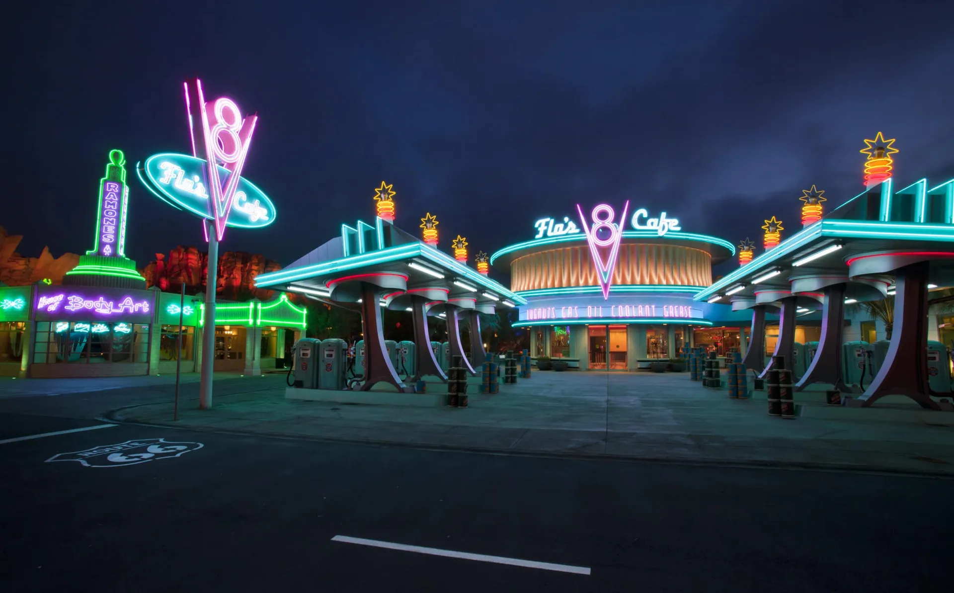Flo's V8 Cafe at Disney California Adventure