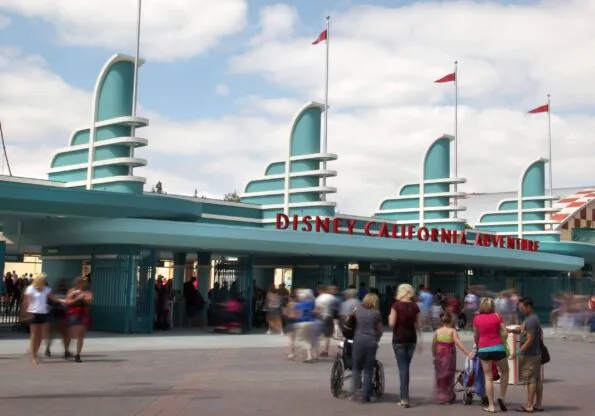 The iconic entrance to Disney California Adventure theme park
