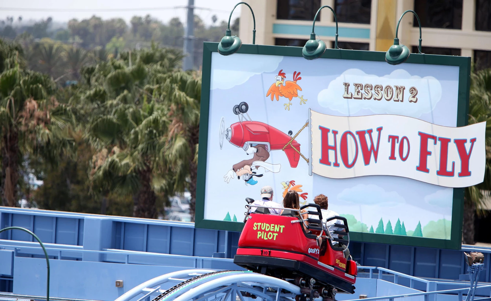 Goofy's Sky School at Disney California Adventure's Paradise Pier