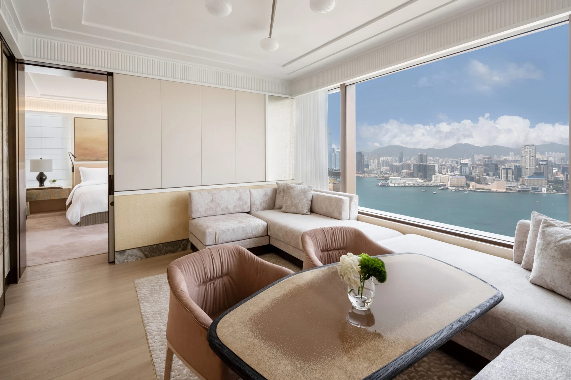 Premier Harbour View Suite - Living Room