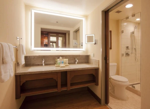 Bathroom at Disney's Grand Californian Hotel and Spa in Anaheim, California
