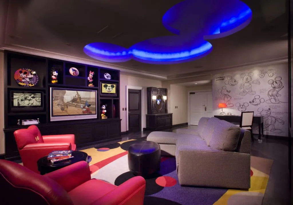 Mickey Mouse Penthouse at Disneyland Hotel in Anaheim, California