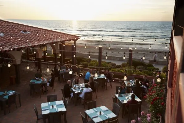 The Shores Restaurant patio in La Jolla