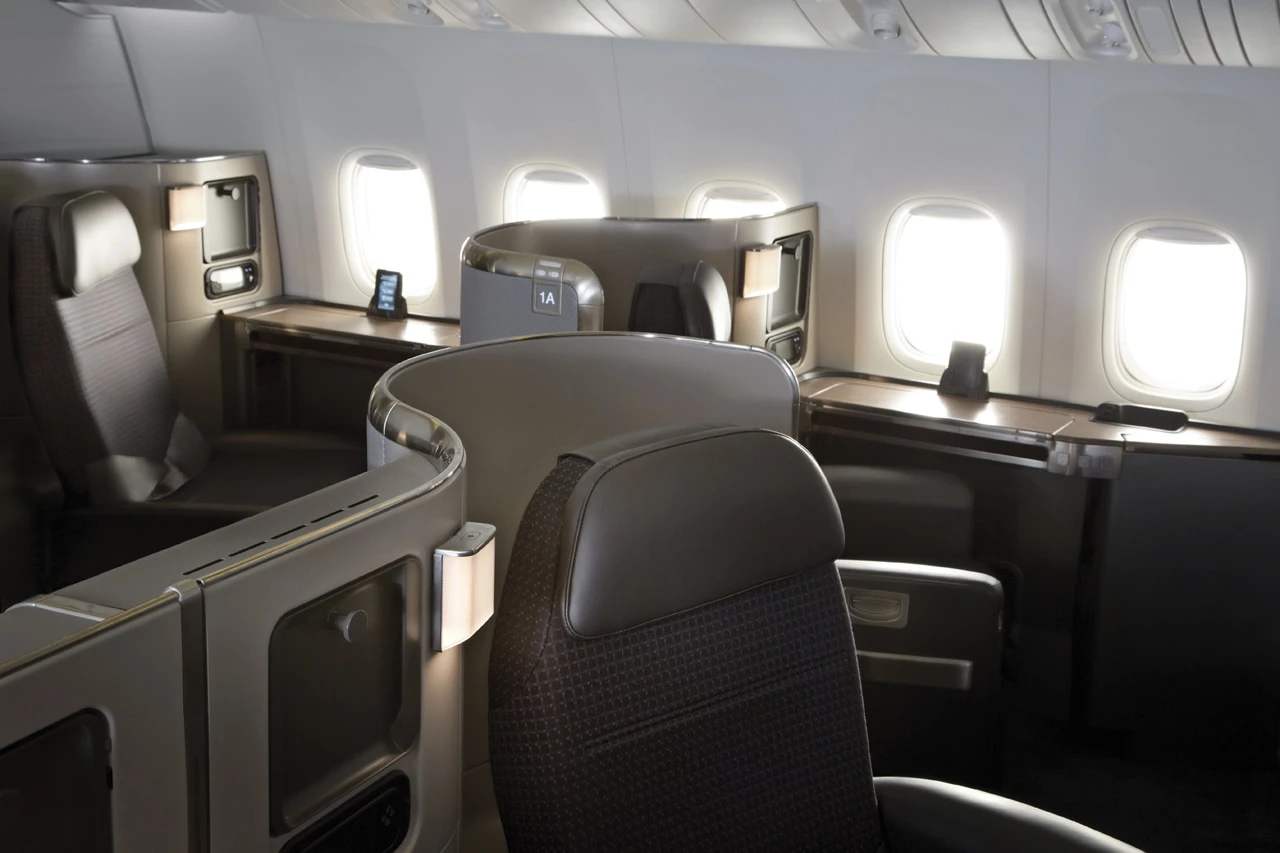 American Airlines 777-300 first class cabin